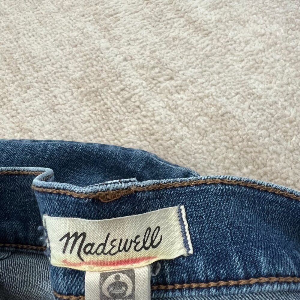 Madewell Mid Rise Kick Out Blue Jeans 30 - Picture 9 of 10